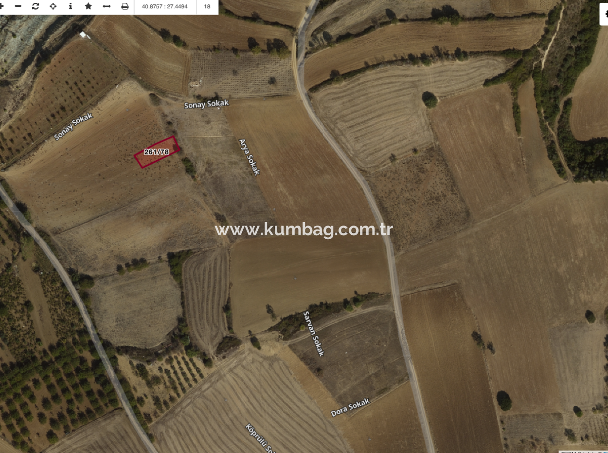 Tekirdağ Kumbağ'da İmarlı İfrazlı Yatırıma Uygun Satılık Arsa