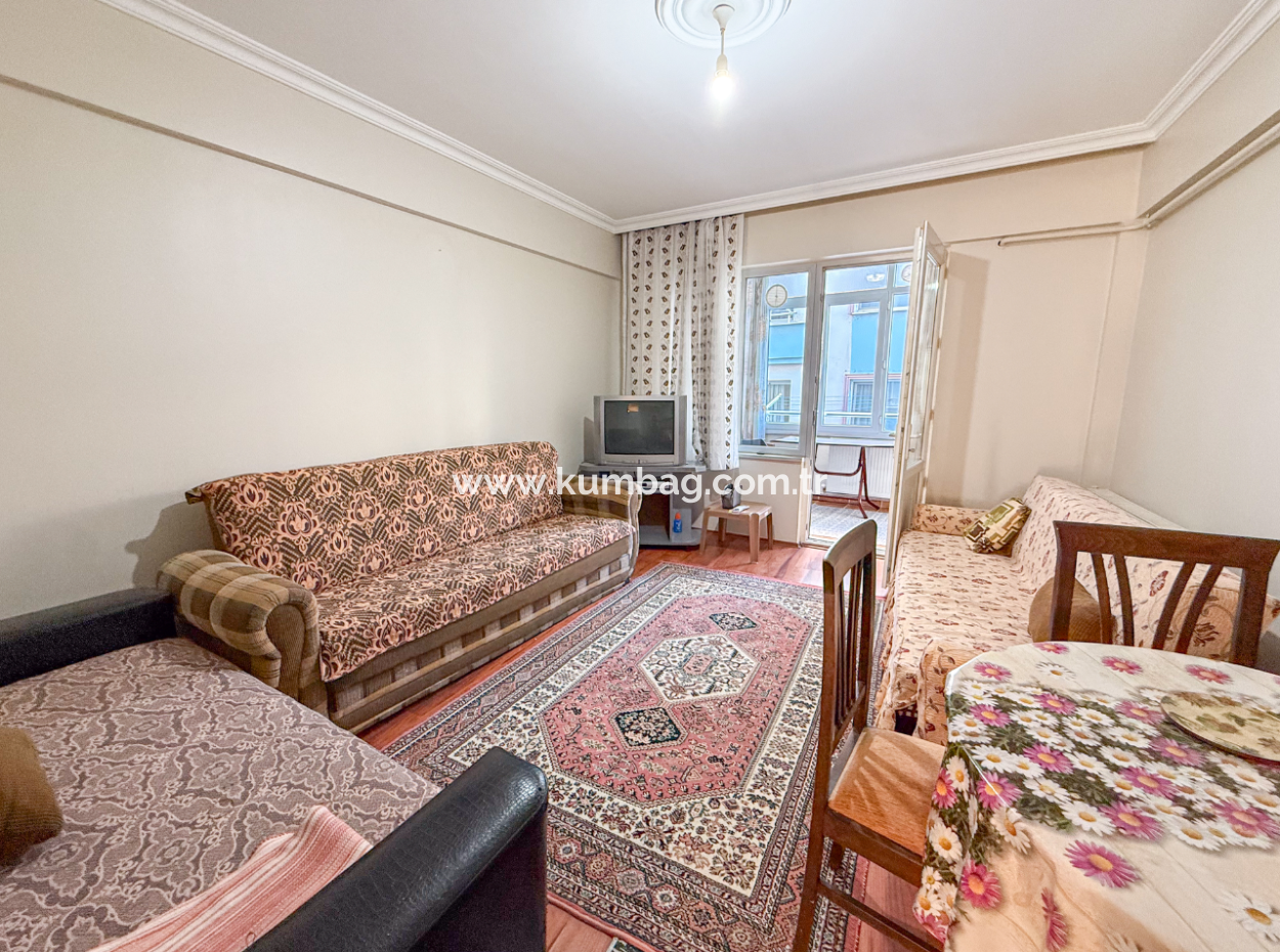 Kumbağ Köy İçinde Full Eşyalı Ve Geniş 1+1 Kiralık Daire