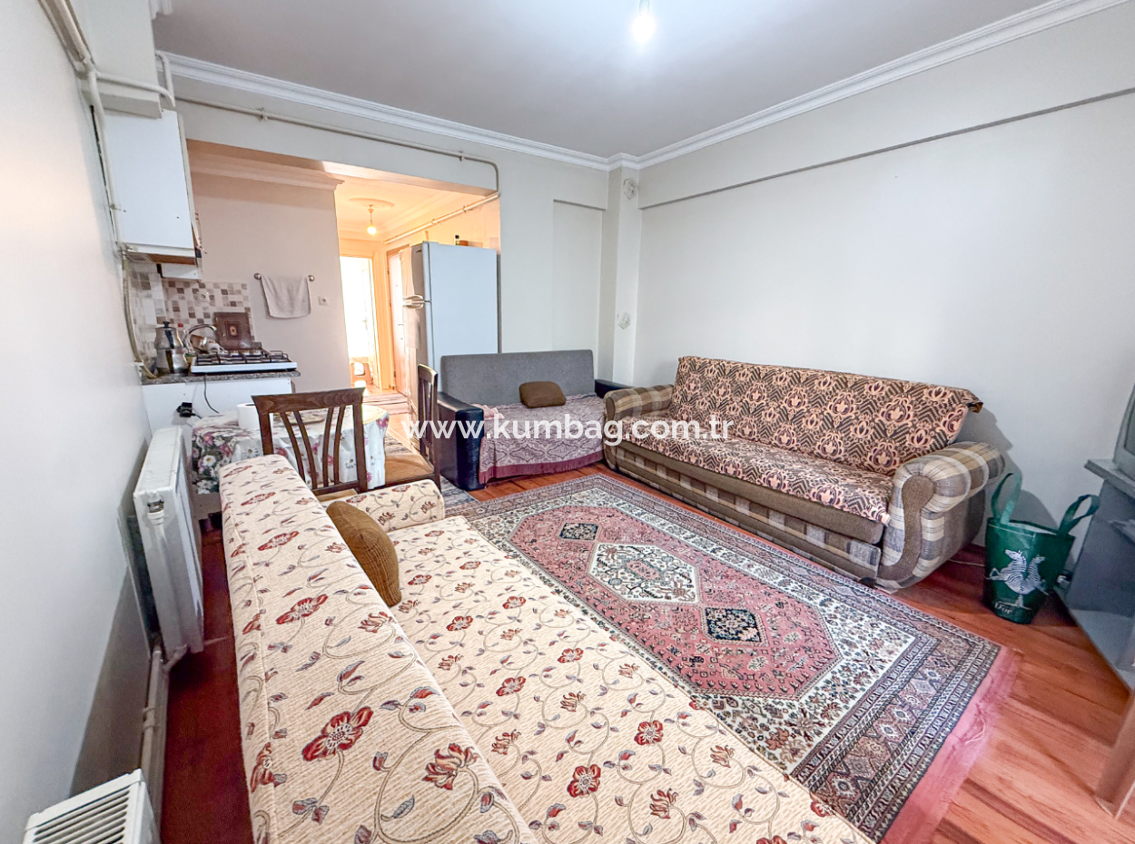 Kumbağ Köy İçinde Full Eşyalı Ve Geniş 1+1 Kiralık Daire