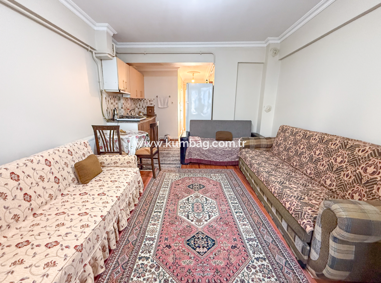 Kumbağ Köy İçinde Full Eşyalı Ve Geniş 1+1 Kiralık Daire