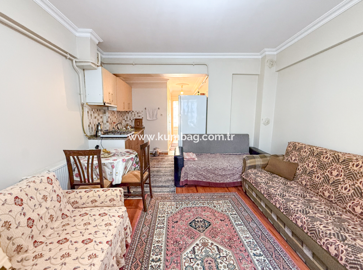 Kumbağ Köy İçinde Full Eşyalı Ve Geniş 1+1 Kiralık Daire