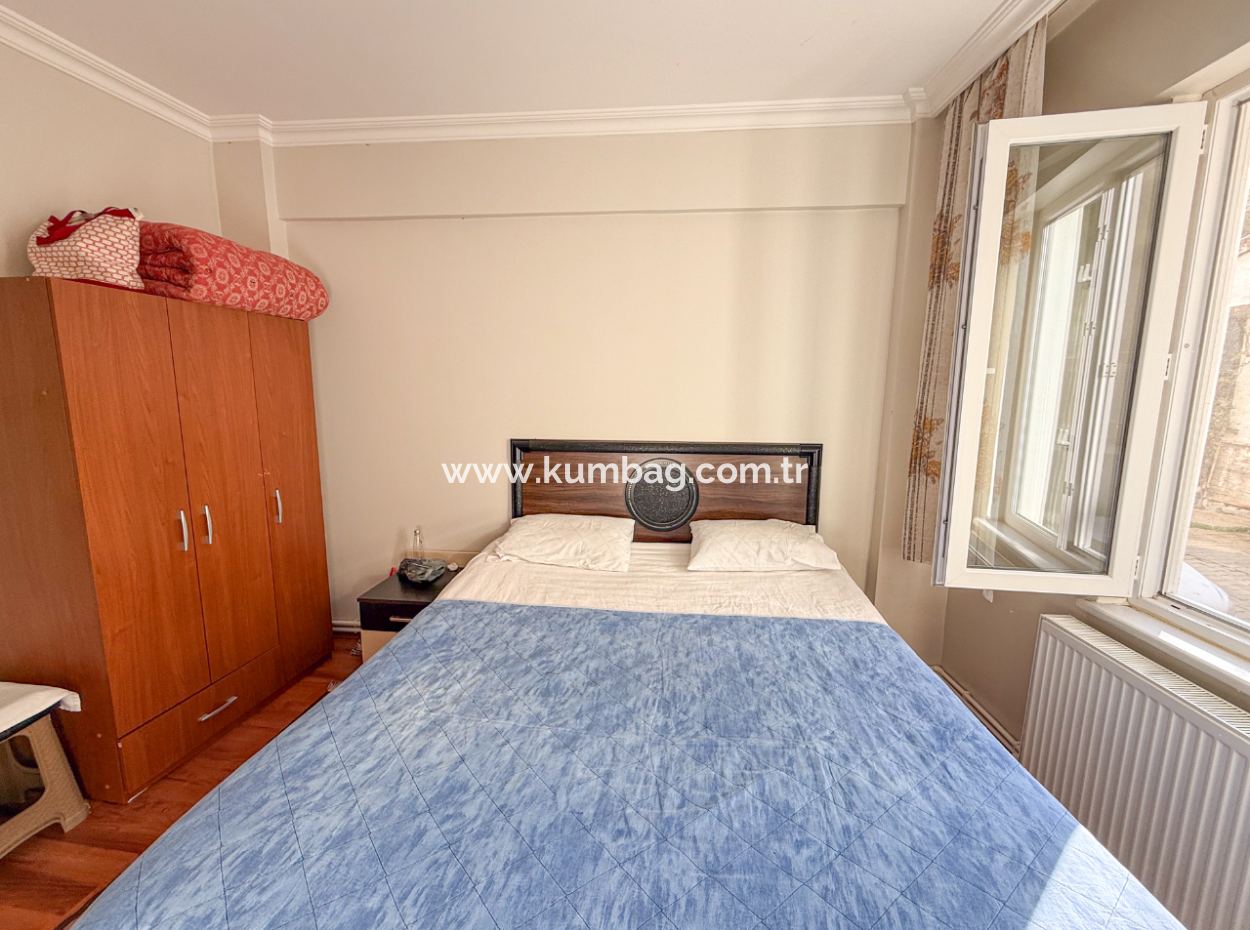 Kumbağ Köy İçinde Full Eşyalı Ve Geniş 1+1 Kiralık Daire