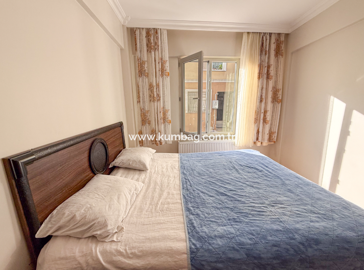 Kumbağ Köy İçinde Full Eşyalı Ve Geniş 1+1 Kiralık Daire