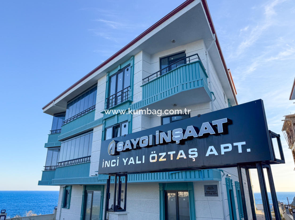 Kumbağ Panoramik Deniz Manzaralı Bahçeli Sıfır 1+1 Satılık Daire
