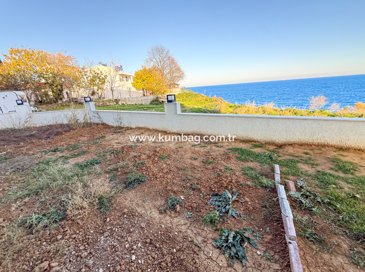 Kumbağ Panoramik Deniz Manzaralı Bahçeli Sıfır 1+1 Satılık Daire