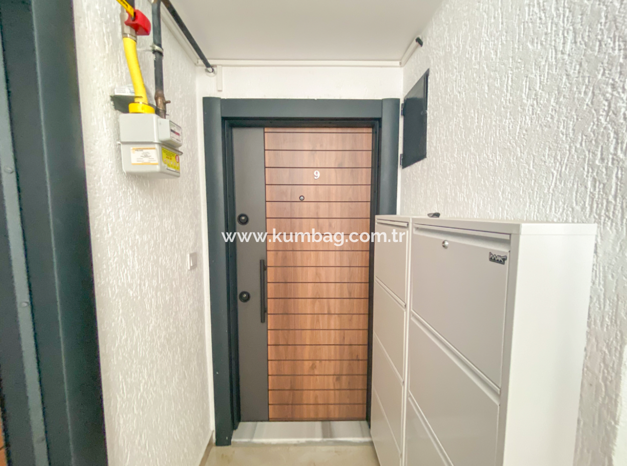 Kumbağ Merkezi Konumda Eşyalı Deniz Manzaralı 2+1 Kiralık Daire