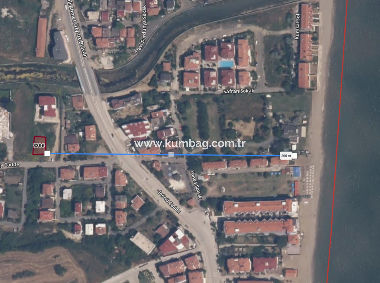 Kumbağ'da Caddeye Sıfır 4 Kat Konut İmarlı Satılık Arsa