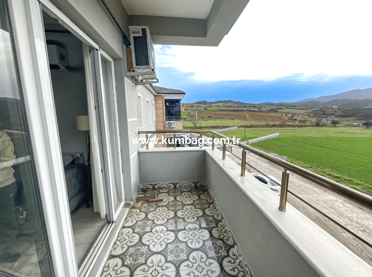 Kumbağ Havuzlu Sitede Full Eşyalı Sezonluk Kiralık Lüks 1+1 Daire