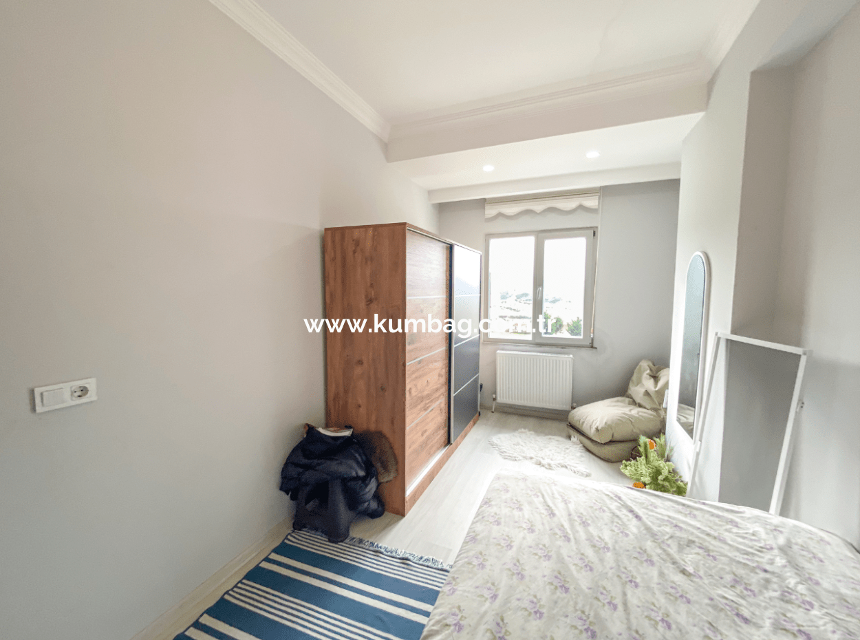 Kumbağ Havuzlu Sitede Full Eşyalı Sezonluk Kiralık Lüks 1+1 Daire