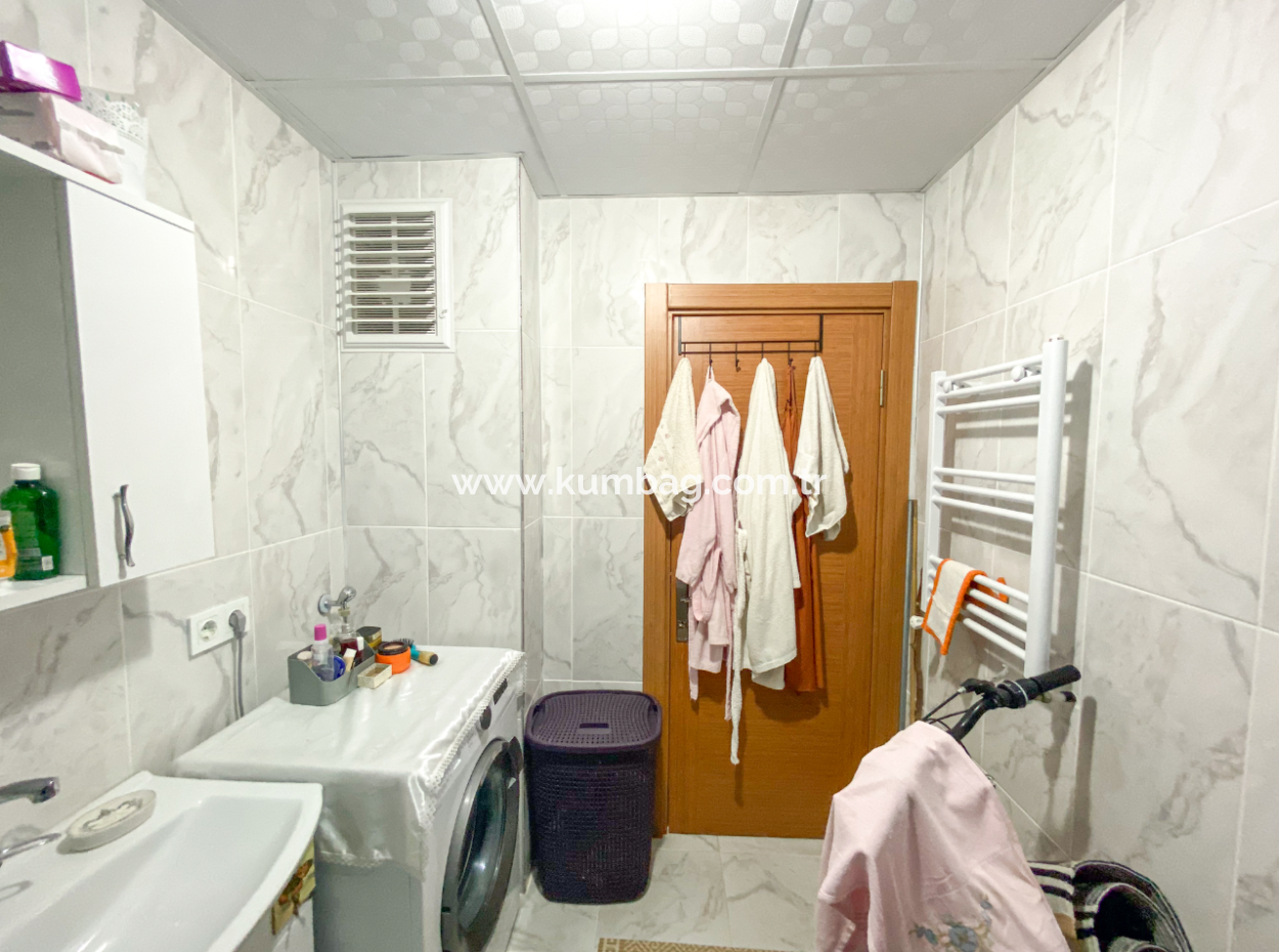 Kumbağ Havuzlu Sitede Full Eşyalı Kiralık Lüks 1+1 Daire