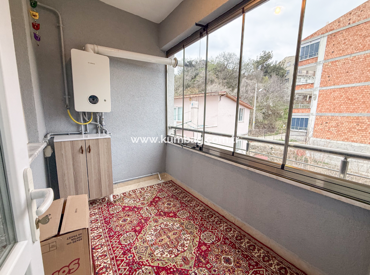 Kumbağ Limanda Asansörlü İskanlı Binada Satılık 2+1 Eşyalı Daire