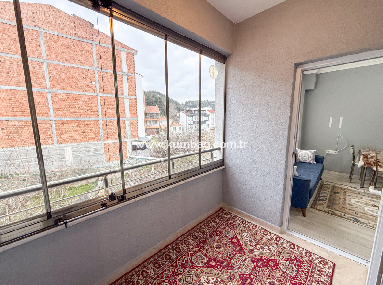 Kumbağ Limanda Asansörlü İskanlı Binada Satılık 2+1 Eşyalı Daire