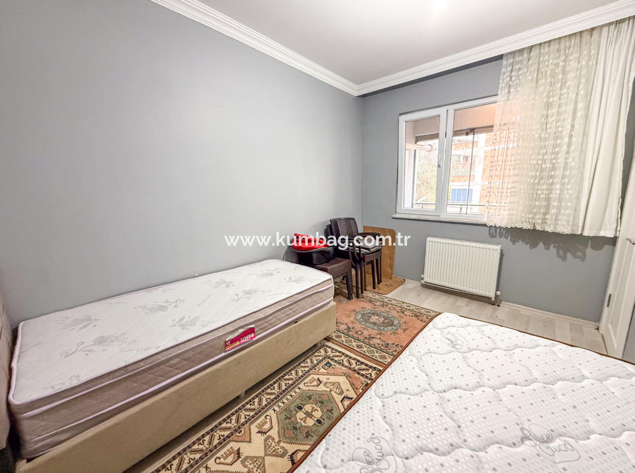 Kumbağ Limanda Asansörlü İskanlı Binada Satılık 2+1 Eşyalı Daire