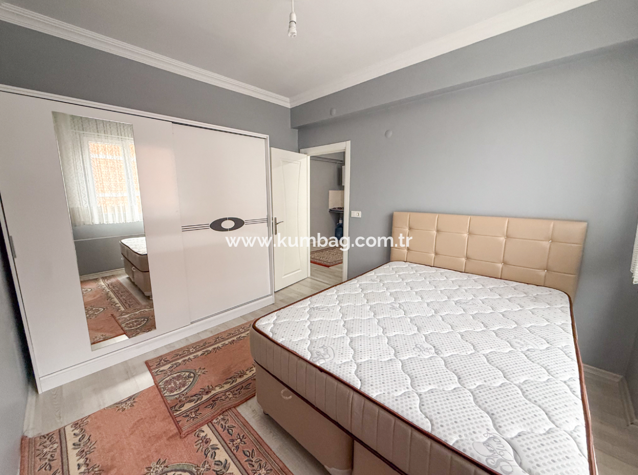 Kumbağ Limanda Asansörlü İskanlı Binada Satılık 2+1 Eşyalı Daire