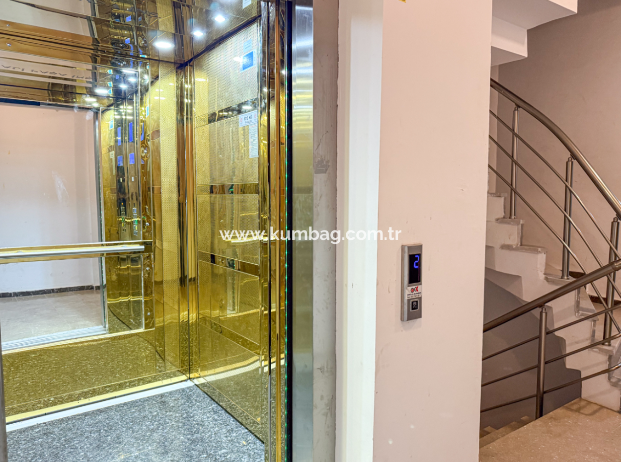 Kumbağ Limanda Asansörlü İskanlı Binada Satılık 2+1 Eşyalı Daire