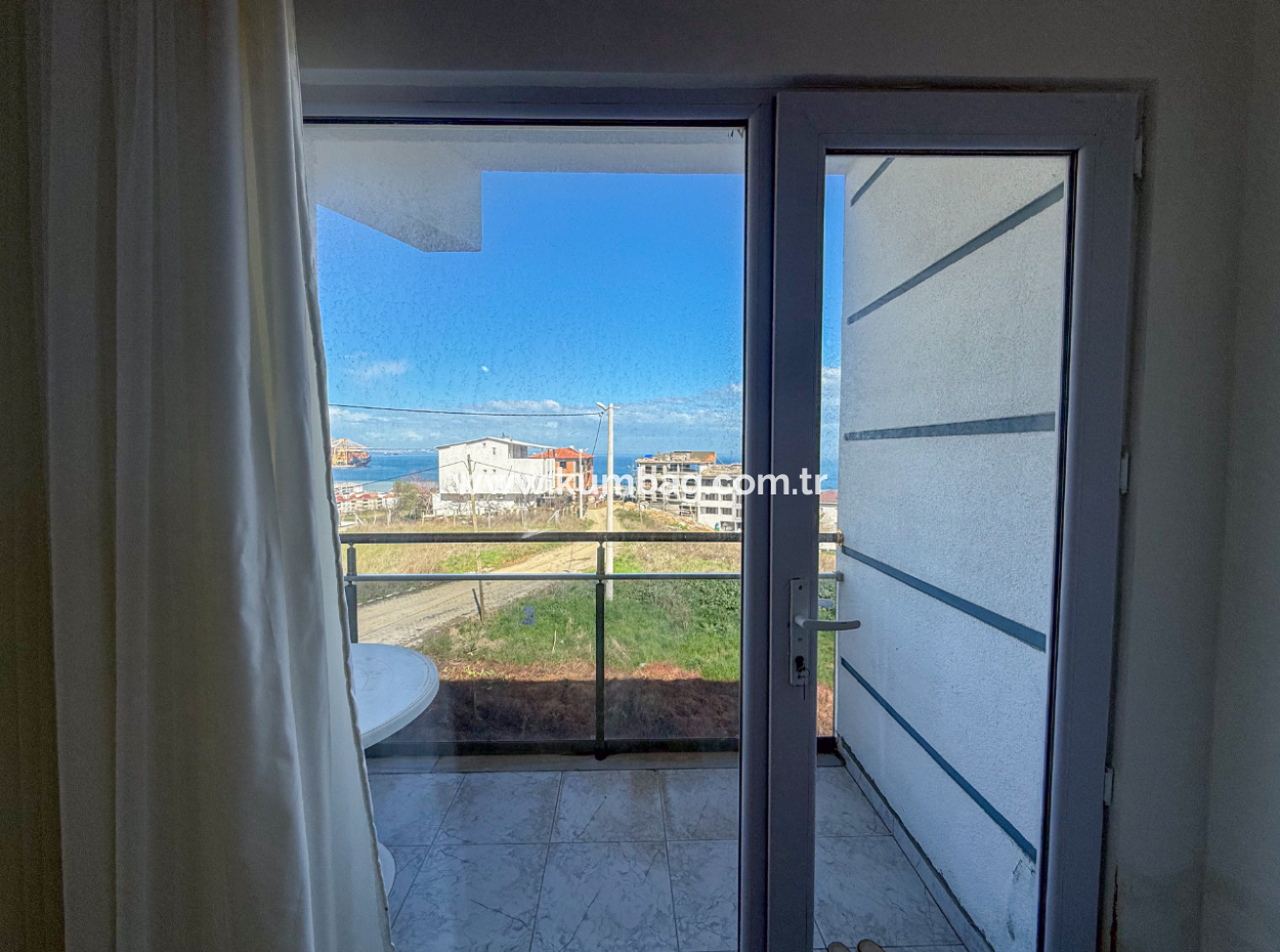 Kumbağ'da Panoramik Deniz Manzaralı Satılık 2+1 Daire