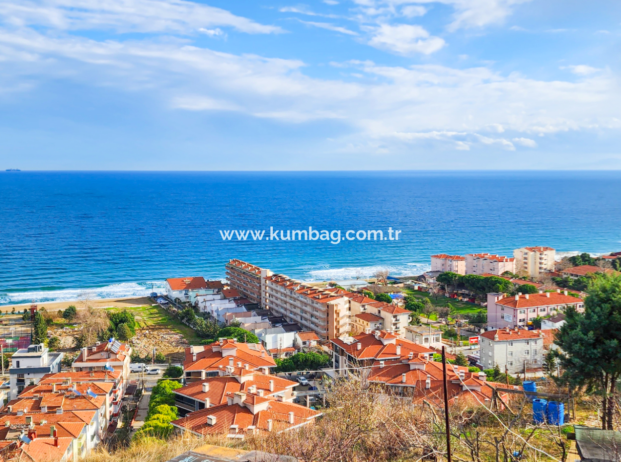 Kumbağ'da Panoramik Deniz Manzaralı Satılık 3+1 Dubleks Villa