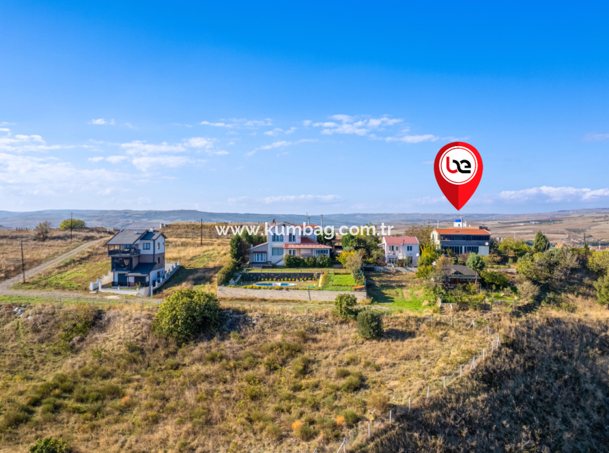 Kumbağ'da Panoramik Deniz Manzaralı Satılık 3+1 Dubleks Villa