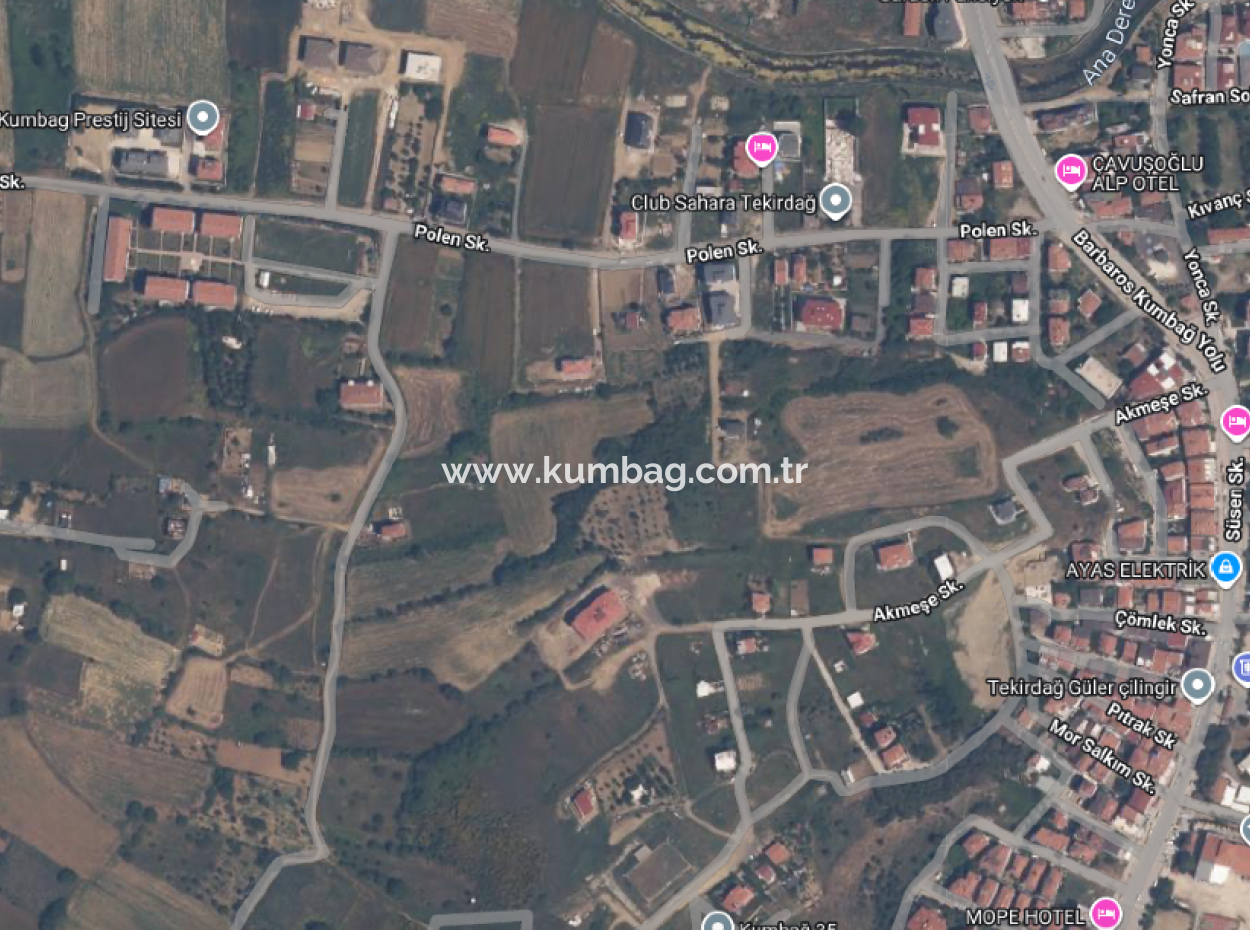 Kumbağ'da Hızlı Gelişen Bölgede 392 M2 Konut İmarlı Satılık Arsa