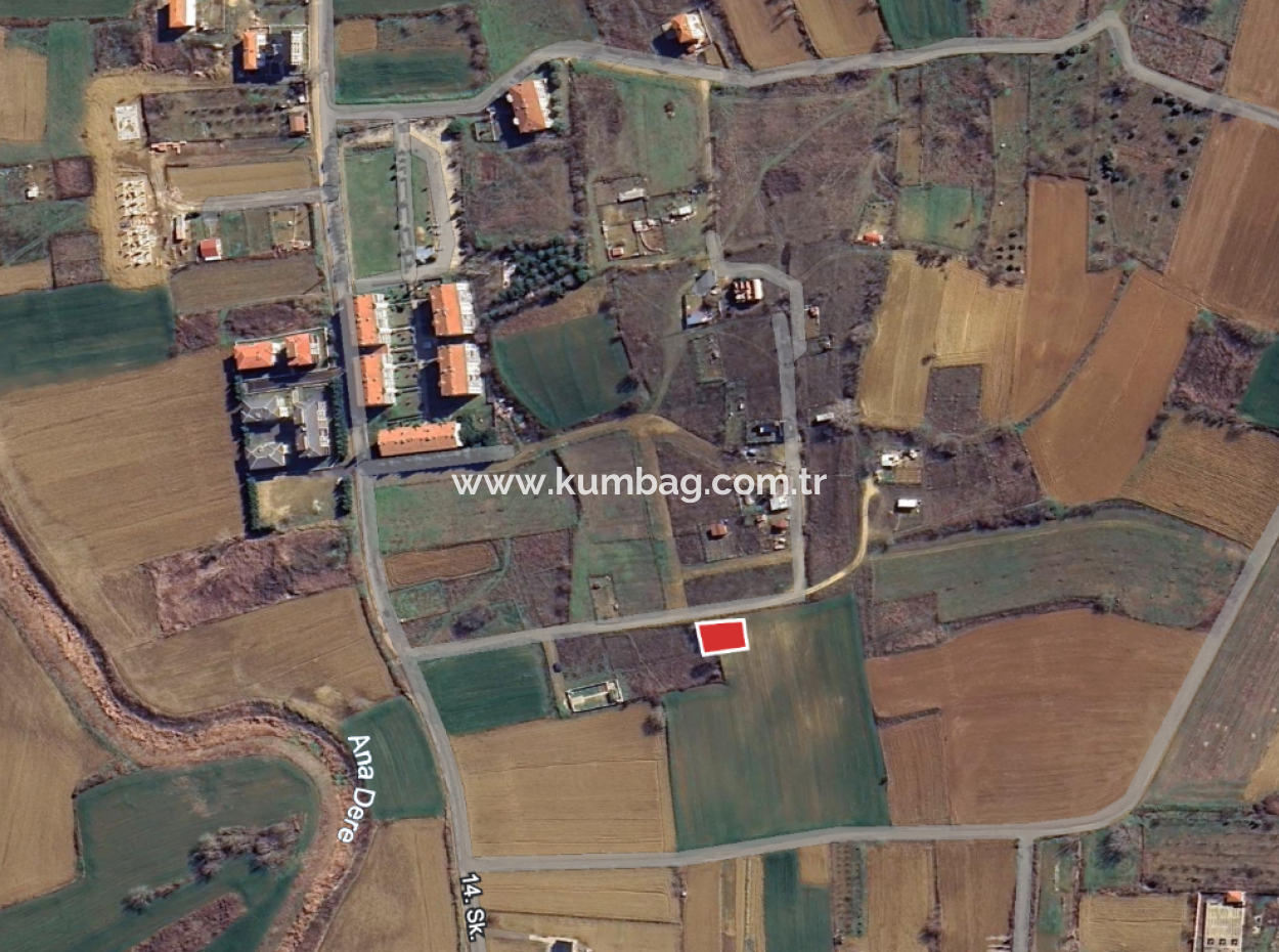 Kumbağ'da Hızlı Gelişen Bölgede 392 M2 Konut İmarlı Satılık Arsa