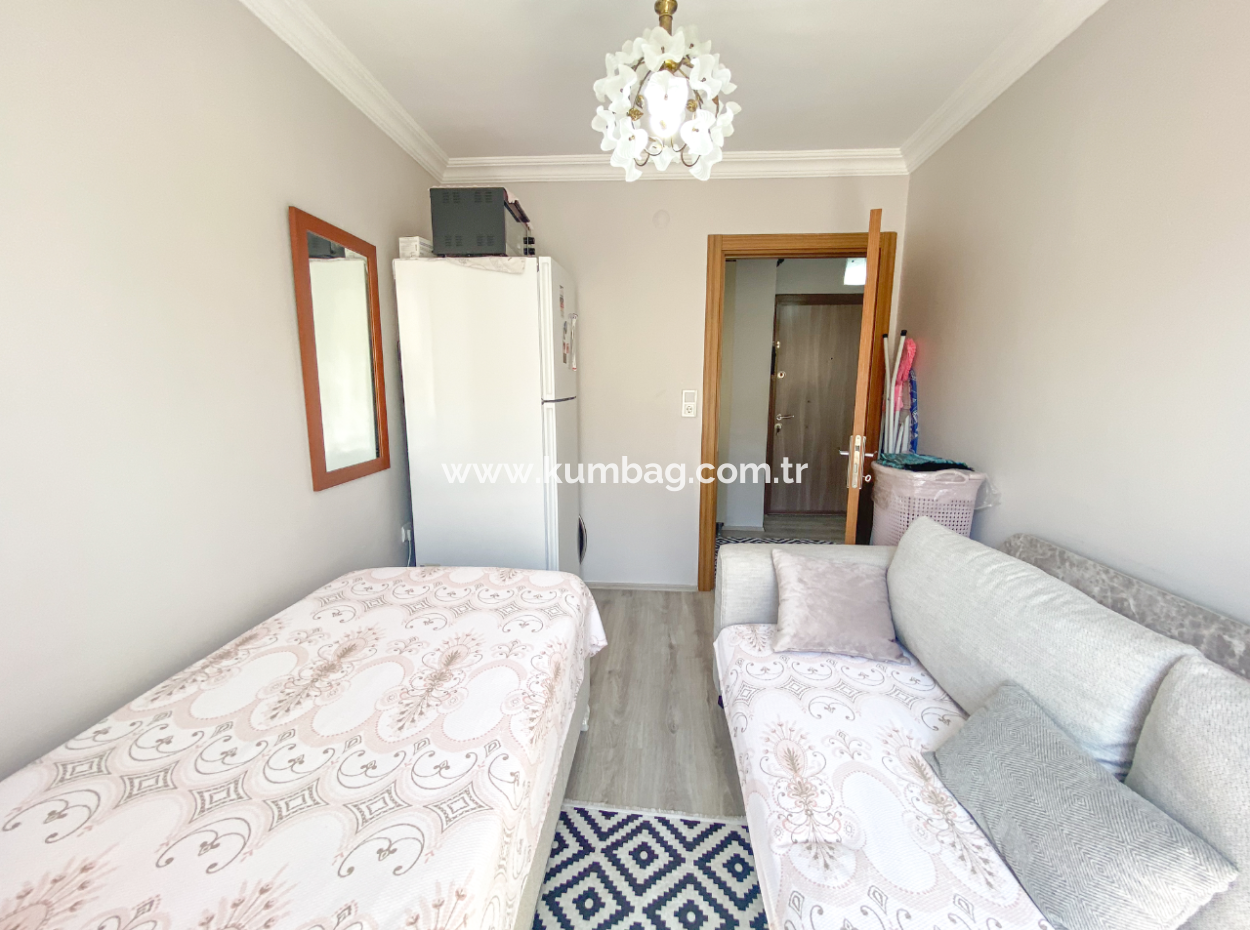 Kumbağ Merkezi Konumda Asansörlü Full Eşyalı Kiralık 2+1 Daire