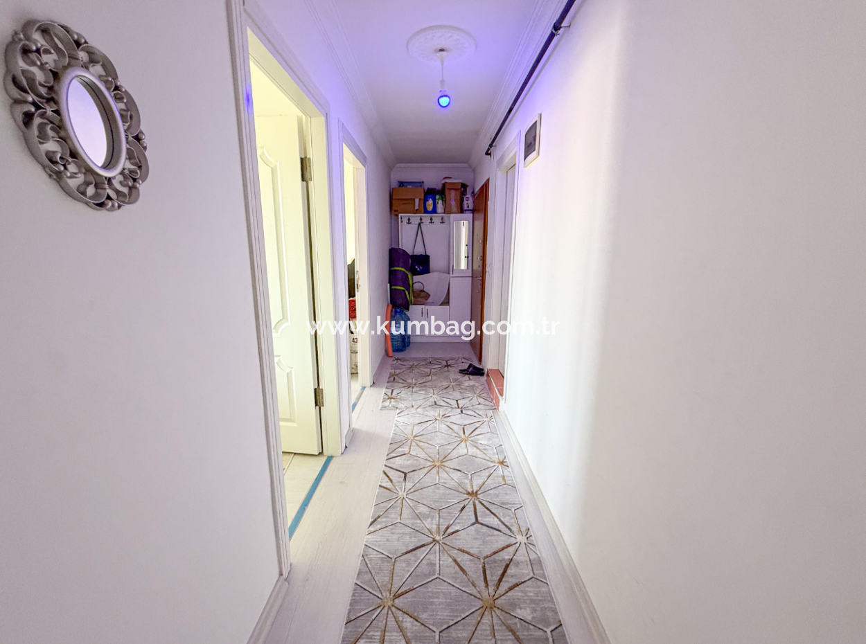 Kumbağ'da Ana Caddeye Sıfır Full Eşyalı Kiralık 2+1 Daire