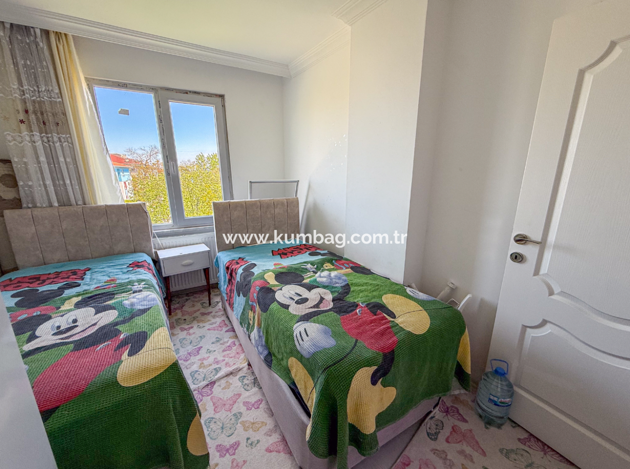 Kumbağ'da Ana Caddeye Sıfır Full Eşyalı Kiralık 2+1 Daire