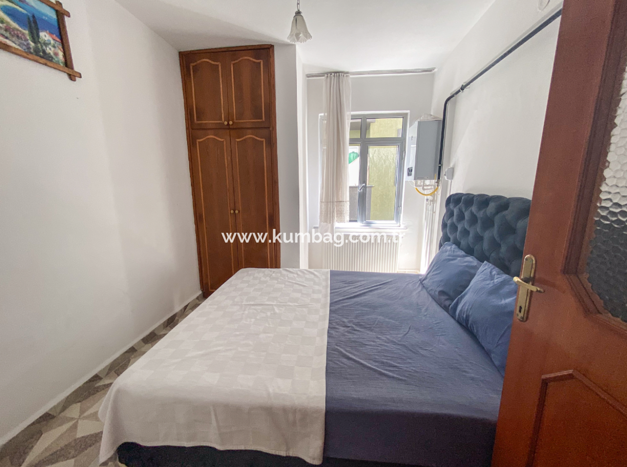 Kumbağ Merkezi Konumda Denize Yakın Eşyalı 2+1 Kiralık Daireler