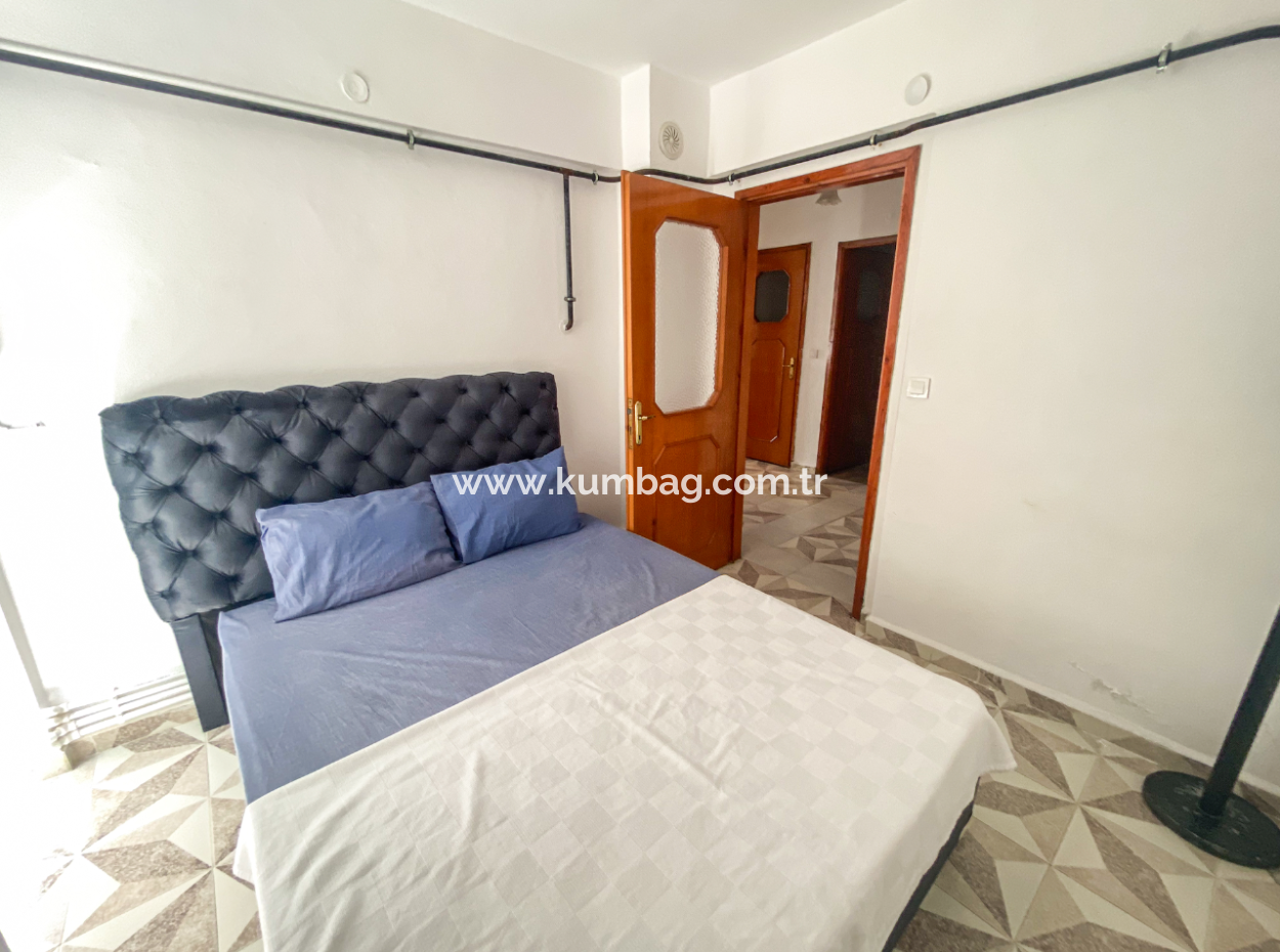 Kumbağ Merkezi Konumda Denize Yakın Eşyalı 2+1 Kiralık Daireler
