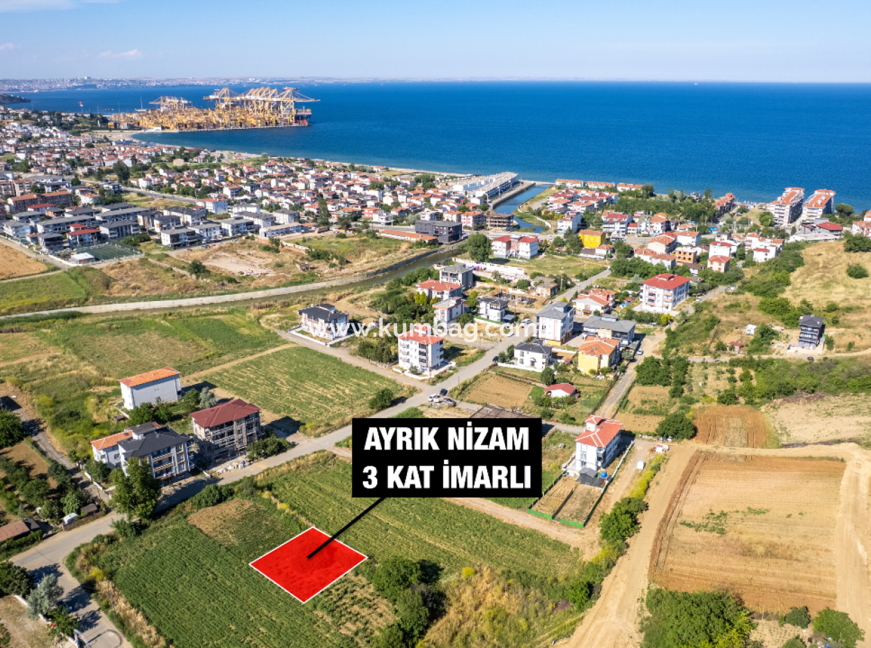 Kumbağ'da Hızlı Gelişen Bölgede 308 M2 Konut İmarlı Satılık Arsa
