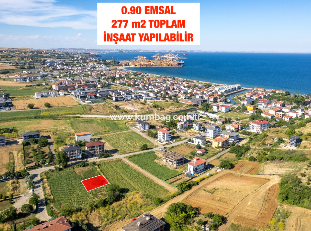 Kumbağ'da Hızlı Gelişen Bölgede 308 M2 Konut İmarlı Satılık Arsa