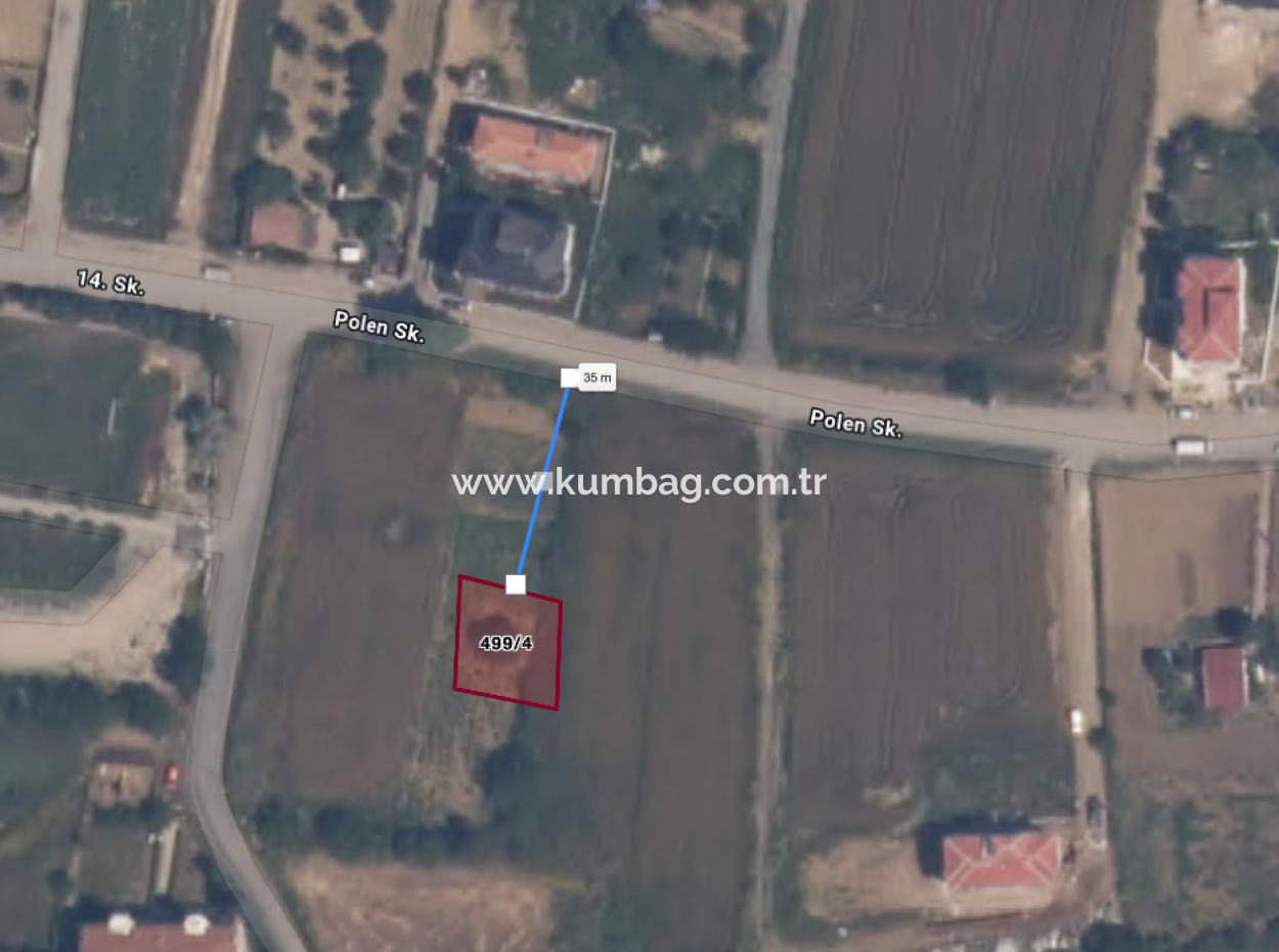 Kumbağ'da Hızlı Gelişen Bölgede 308 M2 Konut İmarlı Satılık Arsa