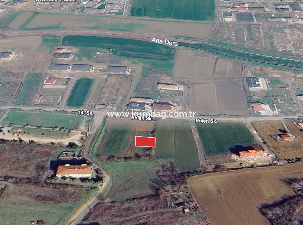 Kumbağ'da Hızlı Gelişen Bölgede 308 M2 Konut İmarlı Satılık Arsa
