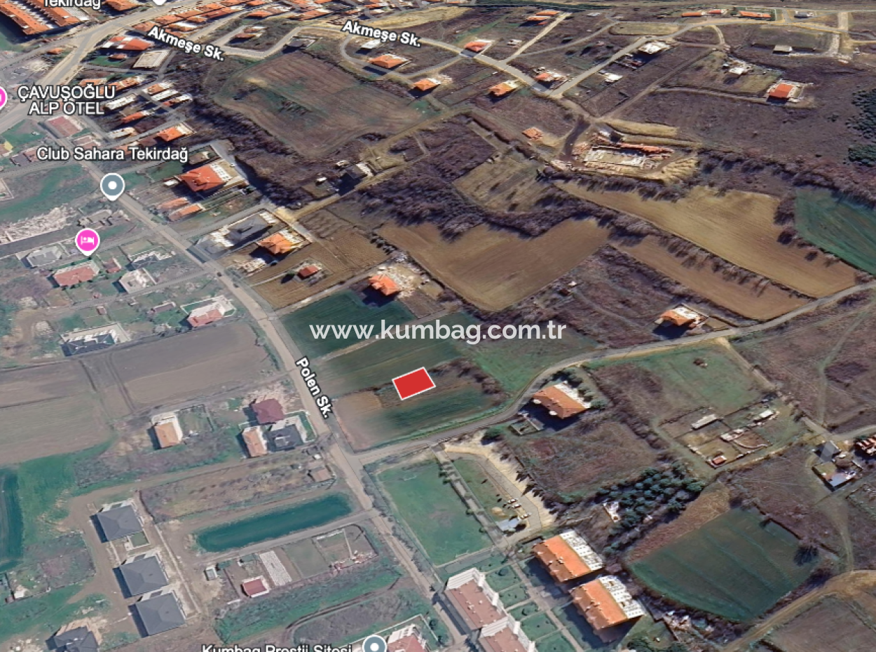 Kumbağ'da Hızlı Gelişen Bölgede 308 M2 Konut İmarlı Satılık Arsa