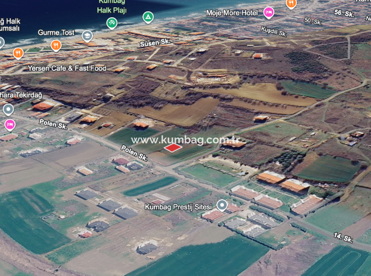 Kumbağ'da Hızlı Gelişen Bölgede 308 M2 Konut İmarlı Satılık Arsa
