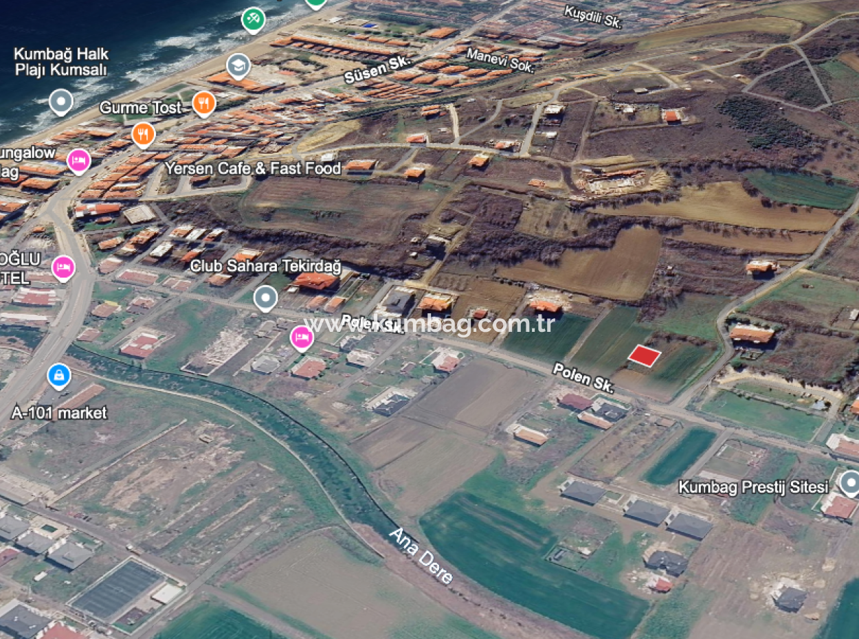 Kumbağ'da Hızlı Gelişen Bölgede 308 M2 Konut İmarlı Satılık Arsa