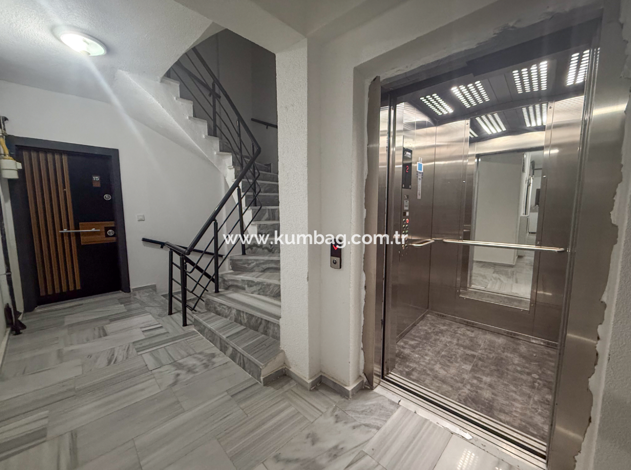 Kumbağ Liman Mevkii Yeni Ve Asansörlü Binada Kiralık 2+1 Daire