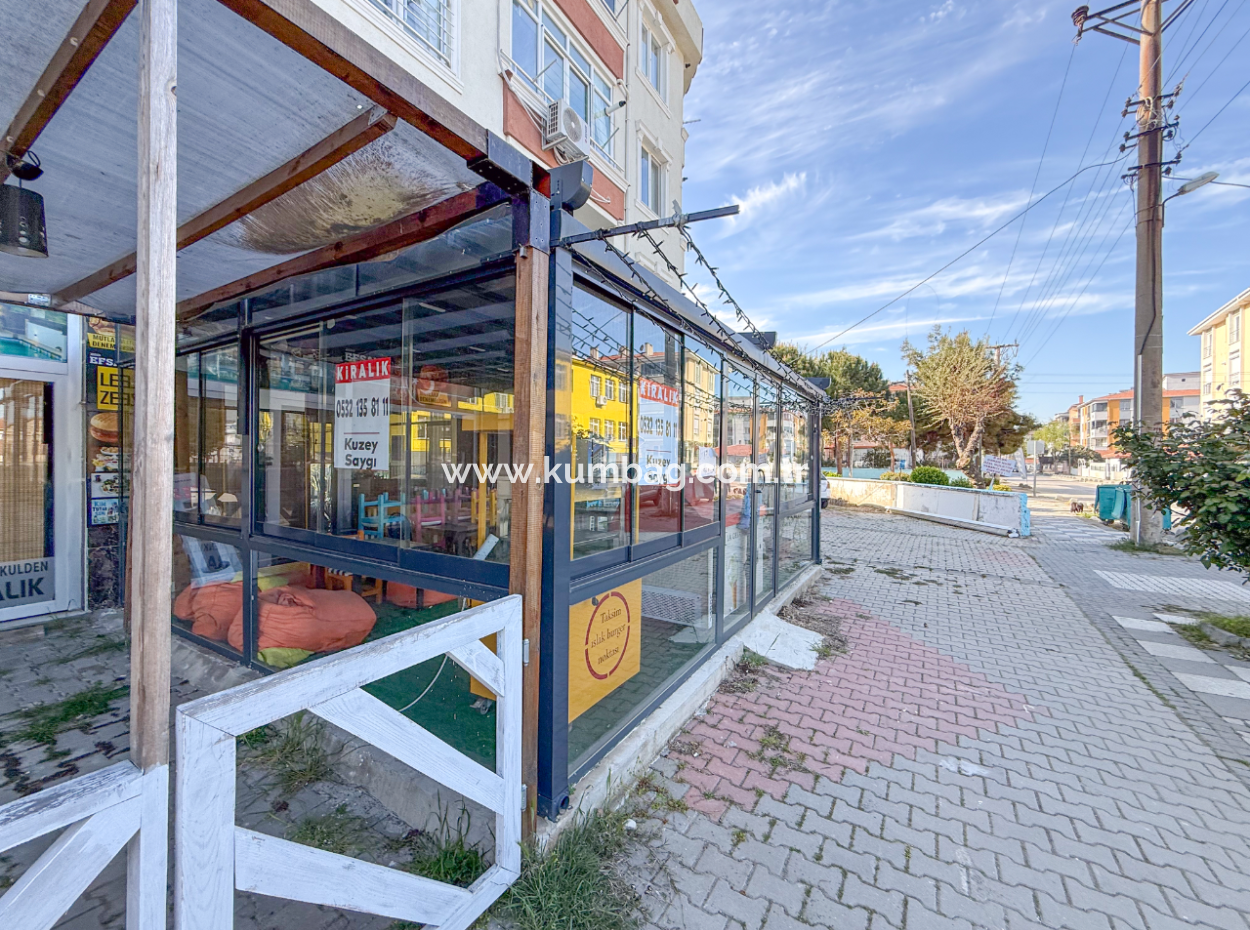 Kumbağ'da İşlek Cadde Üzerinde Okul Karşısında Kiralık Dükkan