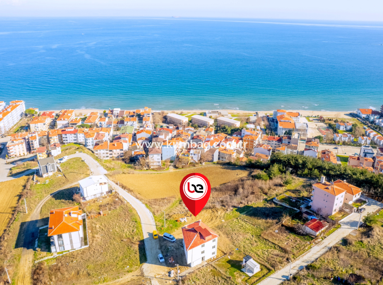 Kumbağ'da Panoramik Deniz Manzaralı İskanlı Satılık 1+1 Daire