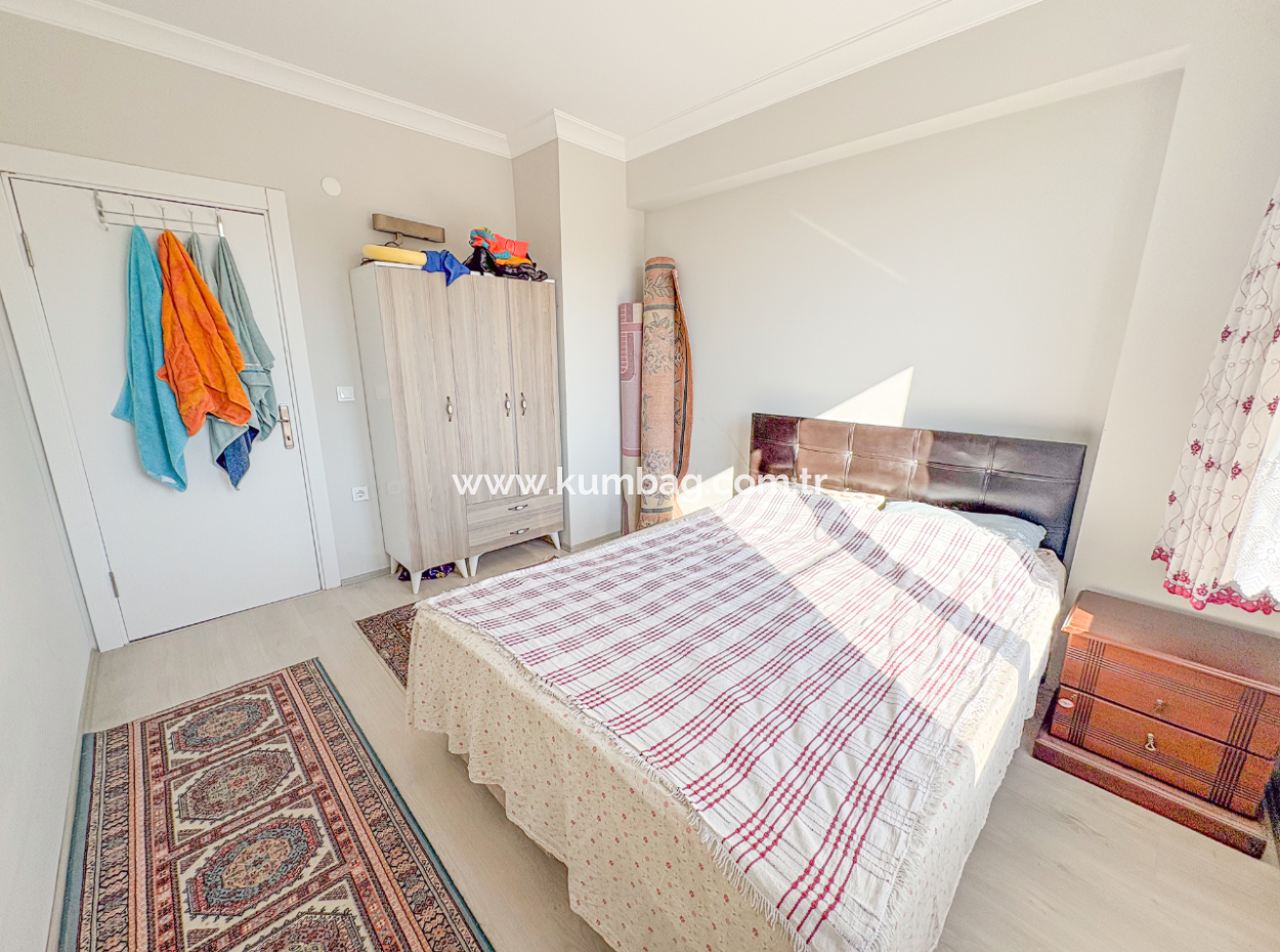 Aquaparklı Havuzlu Denize Yakın Sitede Eşyalı Kiralık 1+1 Daire