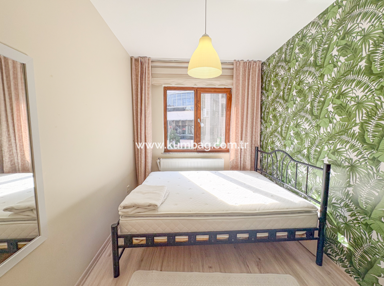 Kumbağ Doğapark Evlerinde Havuz Cephe Eşyalı Satılık 2+1 Daire