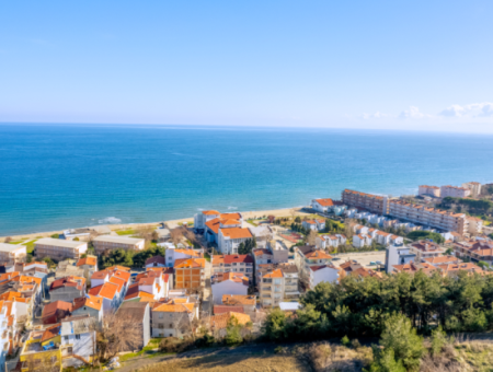 Kumbağ'da Panoramik Deniz Manzaralı Satılık Sıfır 1+1 Daire