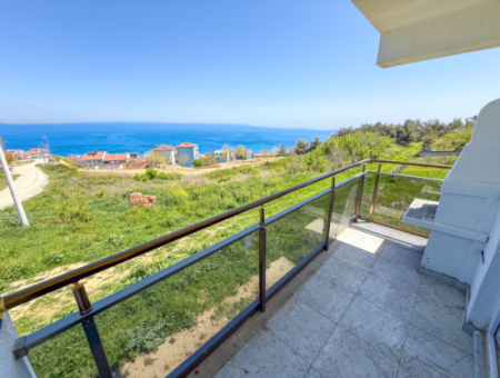 Kumbağ'da Panoramik Deniz Manzaralı Satılık Sıfır 1+1 Daire