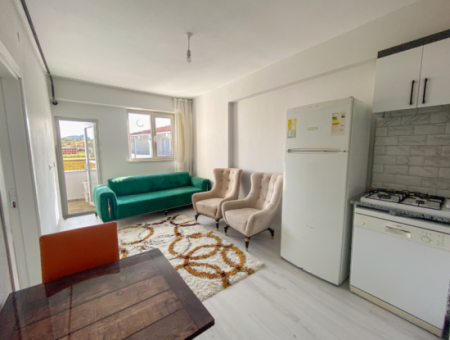 Kumbağ'da Havuzlu Site İçerisinde Eşyalı Kiralık 1+1 Daire