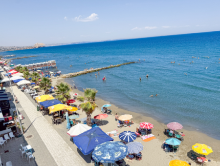 Kumbağ Sahil Kordonunda Panoramik Deniz Manzaralı 1+1 Kiralık