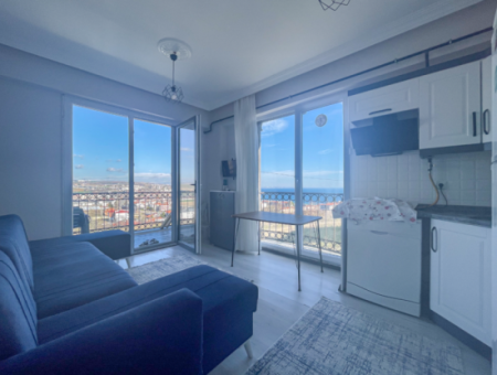 Komple Deniz Manzaralı Kumbağ Tepede İskanlı Satılık 2+1 Daire