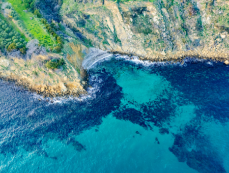 Kumbağ Panoramik Deniz Manzaralı Bahçeli Sıfır 1+1 Satılık Daire