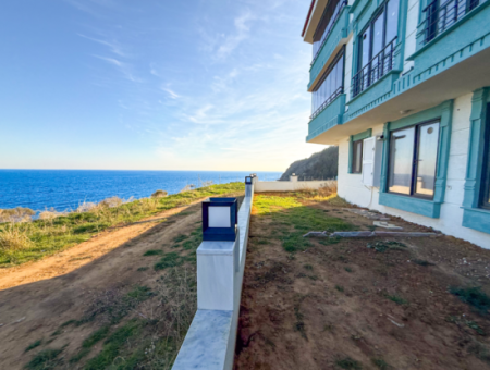 Kumbağ Panoramik Deniz Manzaralı Bahçeli Sıfır 1+1 Satılık Daire