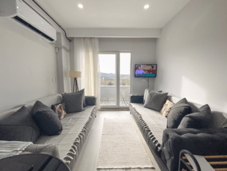 Kumbağ Havuzlu Sitede Full Eşyalı Sezonluk Kiralık Lüks 1+1 Daire