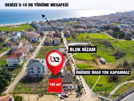 Kumbağ'da Gündal Plajına Yakın 185 M2 Blok Nizam Satılık Arsa